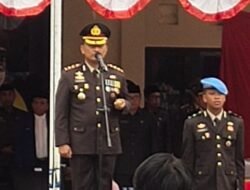 Pertama Kali Polwan jadi Komandan Upacara HUT Bhayangkara Di Polres Luwu Timur