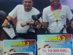 Juara 3 Domino Di Polda Sulsel, Kapolres Lutra beri Apresiasi dan Selamat