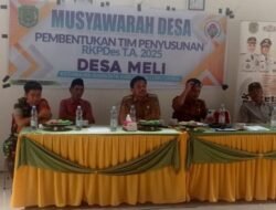 Desa Meli Menggelar Musyawarah Pembentukan Tim RKPD Tahun Anggaran 2025