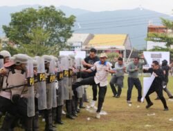 Hadapi Pilkada 2024, Polres Luwu Timur Gelar Simulasi Sispamkota