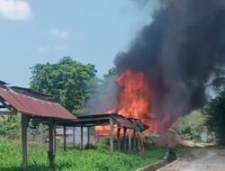 Si jago merah Ngamuk, Rumah Warga di Baebunta Selatan jadi Arang