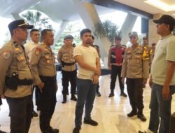 Kapolres Luwu Utara Mengecek Lokasi Debat Paslon Cabup di Makassar