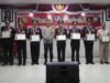 Wisuda Purna Bhakti Purnawirawan Polri  di Polres Lutra