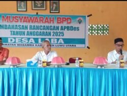 Musyawarah Pembahasan Rencanana APBDES TA 2025 Desa Laba