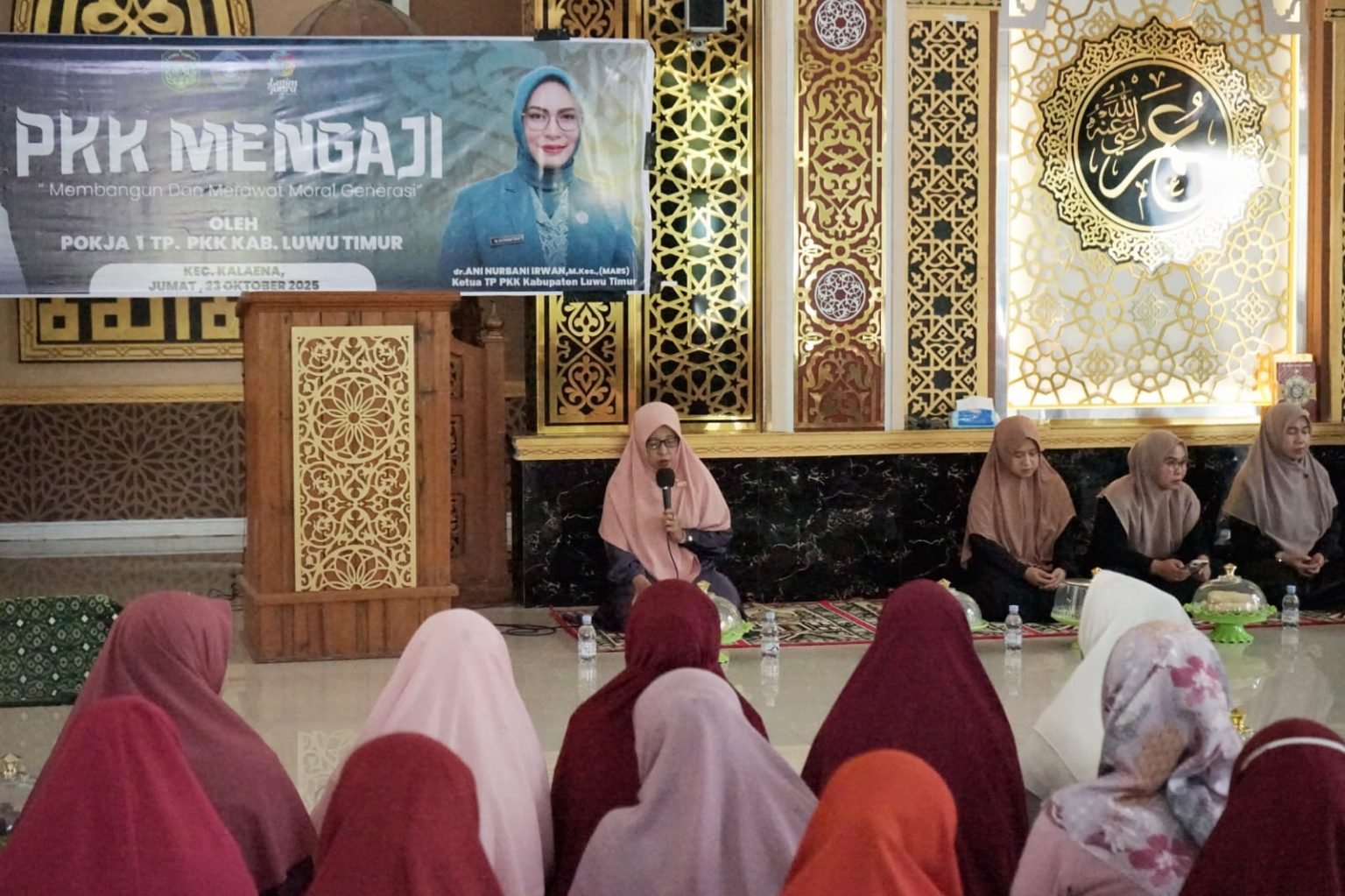 Melalui Kegiatan PKK Mengaji, TP PKK Lutim Ajak Ibu-Ibu Bangun Moral Generasi