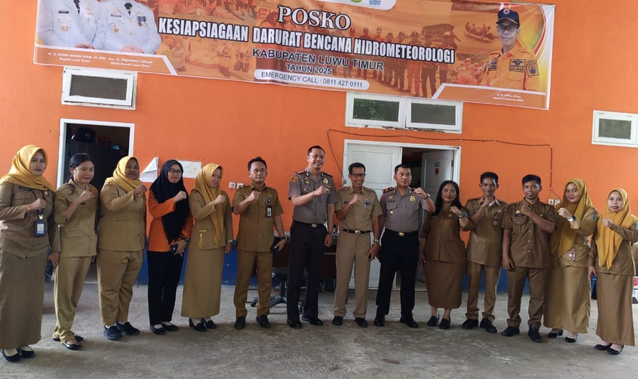 BPBD Lutim dan Polres Perkuat Sinergi Kesiapsiagaan Hadapi Potensi Bencana