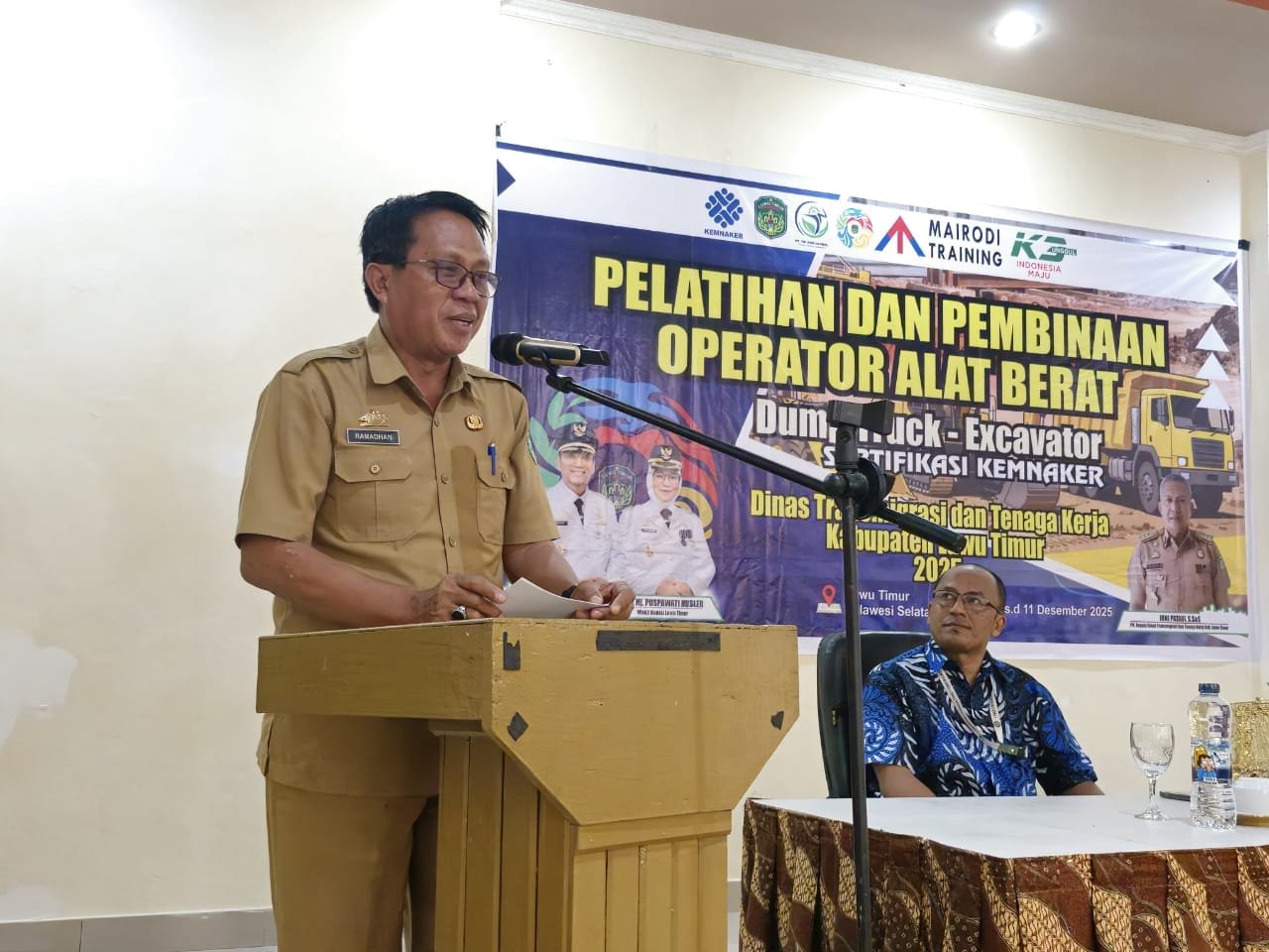 Kuatkan Skill, Lutim Siap Cetak 200 Operator Alat Berat ber-SIO