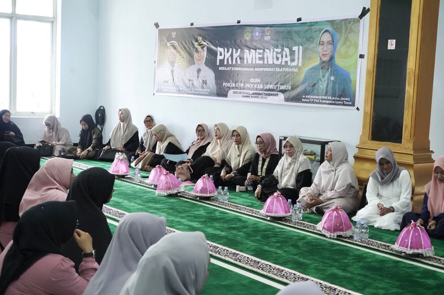 TP PKK Lutim Gelar PKK Mengaji, Wujud Penguatan Keimanan dan Silaturahmi Antar Pengurus